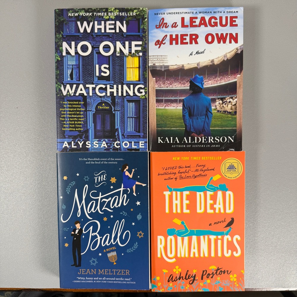 Paperback Book Lot Alyssa Cole Kaia Alderson Jean Meltzer Ashley Poston Fiction